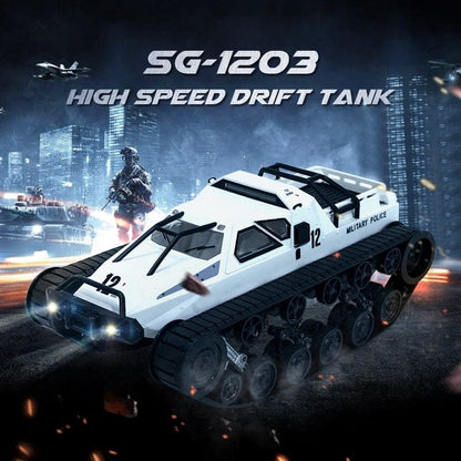 SG 1203 RC Tank Car With Gull-Wing Door Drift 2.4G 1:12 High Speed Full Proportional Control Vehicle