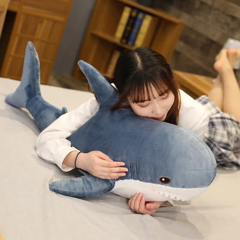 Soft Shark Plush Toy & Reading Pillow - Cute Stuffed Animal Gift