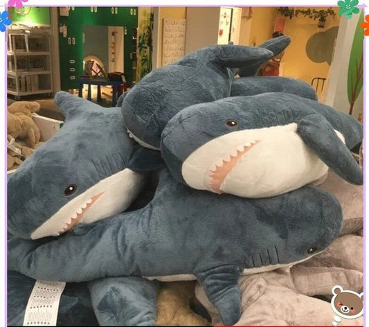 Soft Shark Plush Toy & Reading Pillow - Cute Stuffed Animal Gift