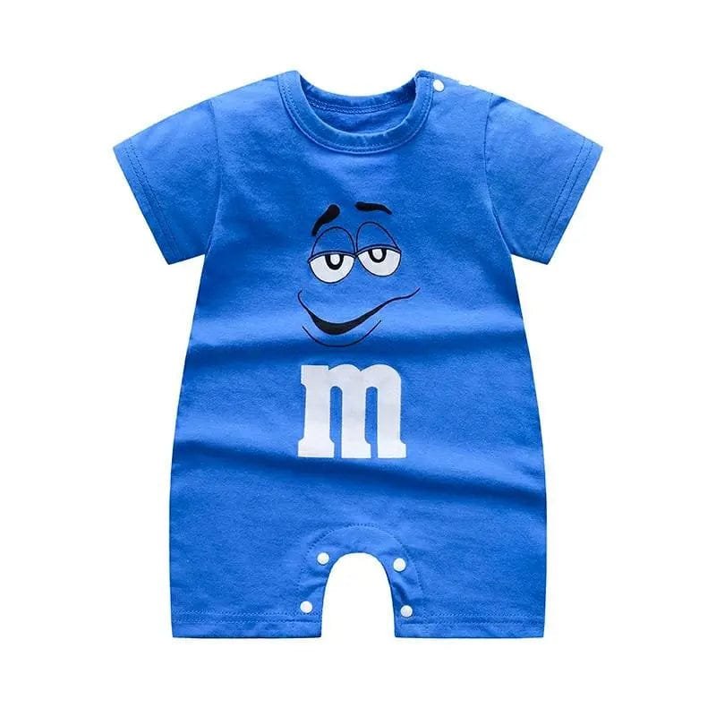 0-24M Summer Romper: Short Sleeve for Baby Boys & Girls