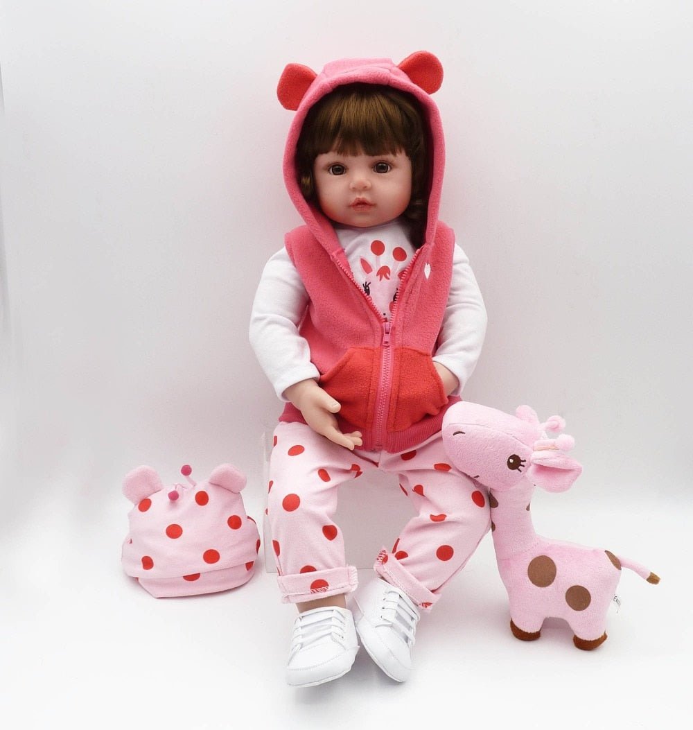 47cm soft silicone reborn toddler baby dolls