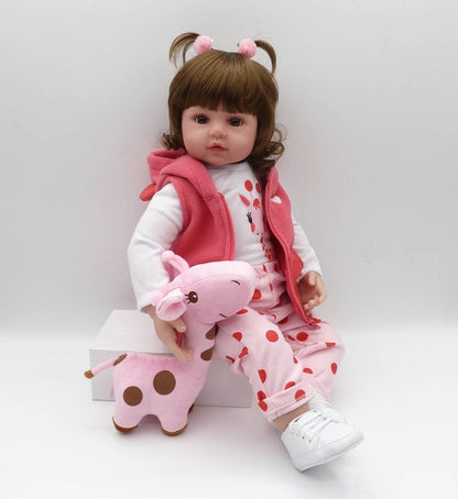 47cm soft silicone reborn toddler baby dolls