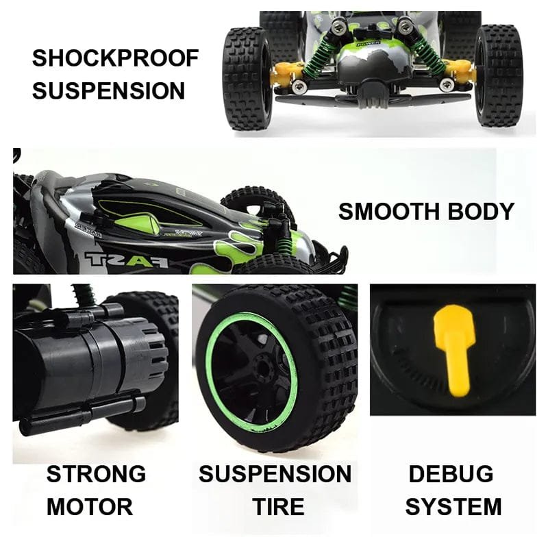 Sinovan 20km/h RC Drift Car - 1:18 High-Speed Radio Toy