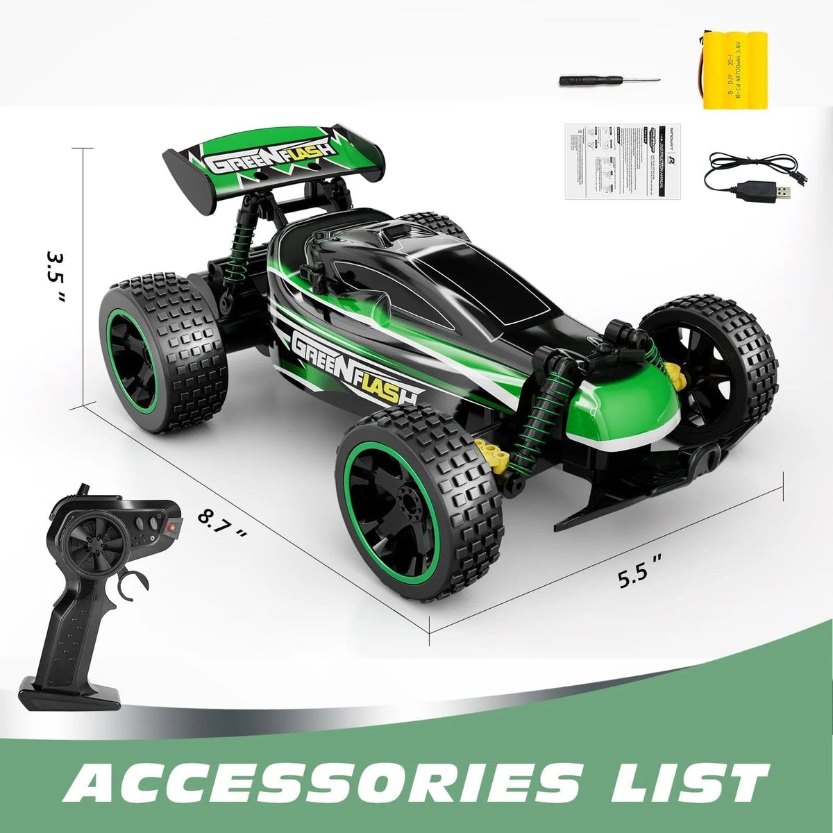 Sinovan 20km/h RC Drift Car - 1:18 High-Speed Radio Toy