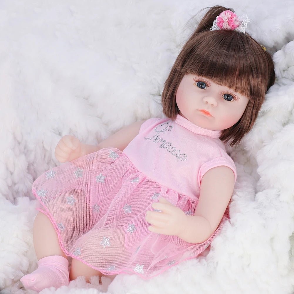 42cm Lifelike Sleeping Reborn Doll - Soft Toddler Bebe Toy