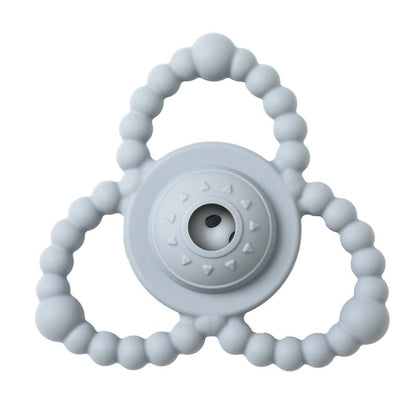 Let's Make Rudder-Shape Silicone & Wooden Teether Toy