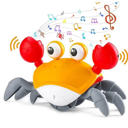 Rechargeable Crawling Crab Toy for Babies - Tummy Time Fun