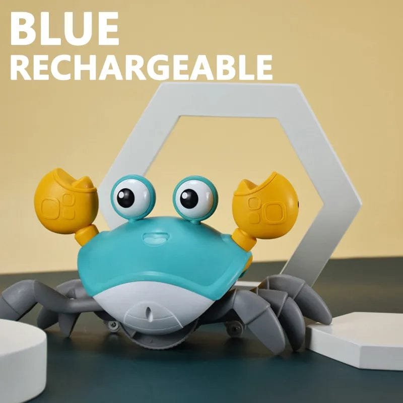 Rechargeable Induction Crab Toy - Musical Interactive Climber for Kids