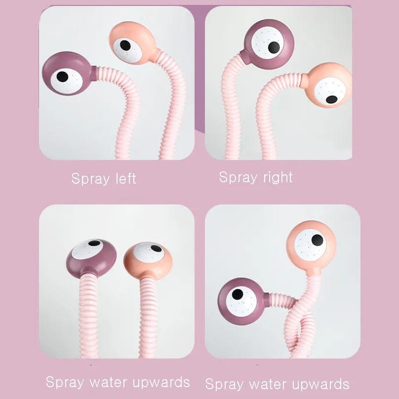 Snail Spraying Faucet Bath Toy, Electric Water Game for Babies