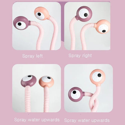 Snail Spraying Faucet Bath Toy, Electric Water Game for Babies