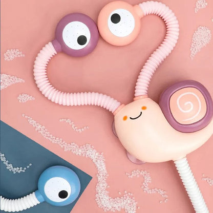 Snail Spraying Faucet Bath Toy, Electric Water Game for Babies
