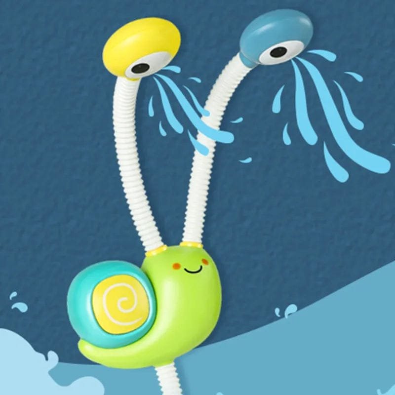 Snail Spraying Faucet Bath Toy, Electric Water Game for Babies