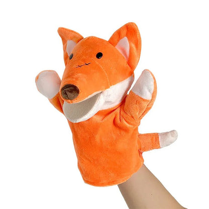 Animal Hand Puppets - Soft Educational Plush Toys for Babies