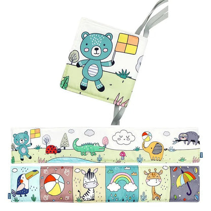 3D Soft Baby Cloth Book: High Contrast Sensory Toy for 0-12 Months Infants