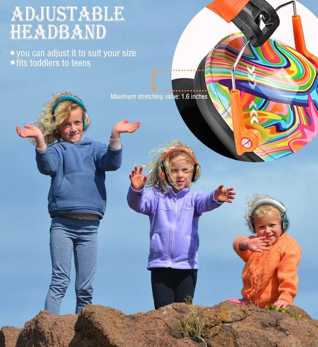 Adjustable Baby Noise Reduction Earmuffs, NRR 25dB