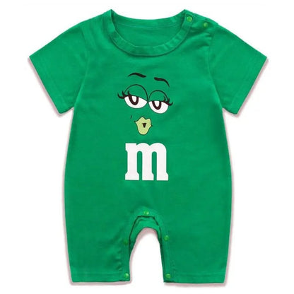 0-24M Summer Romper: Short Sleeve for Baby Boys & Girls