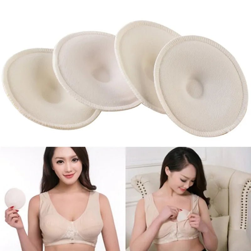 8Pc Soft Cotton Nursing Pads: Washable & Absorbent for Moms