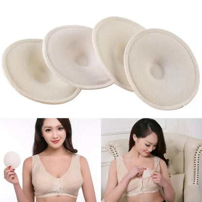 8Pc Soft Cotton Nursing Pads: Washable & Absorbent for Moms