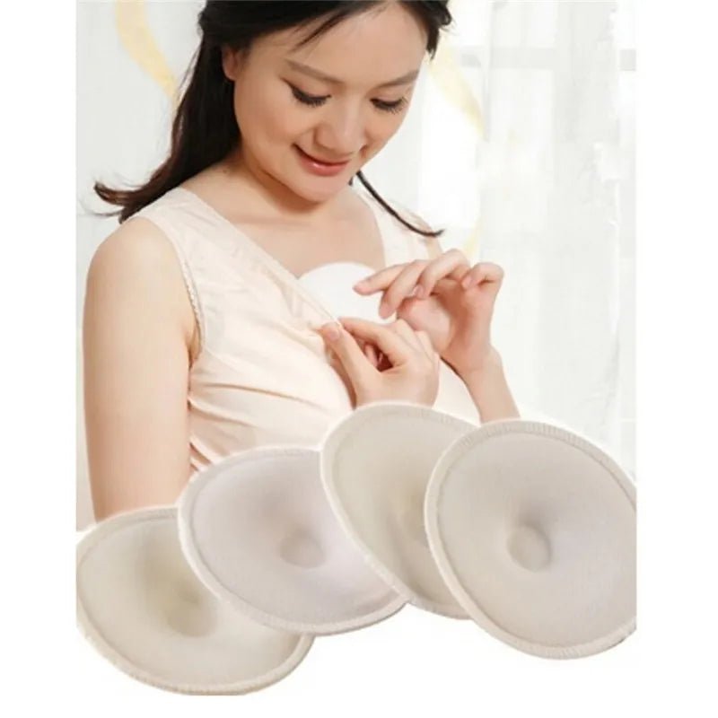 8Pc Soft Cotton Nursing Pads: Washable & Absorbent for Moms