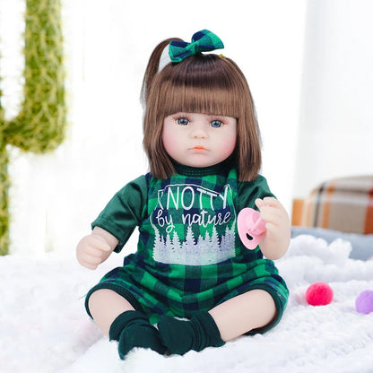 42cm Lifelike Sleeping Reborn Doll - Soft Toddler Bebe Toy