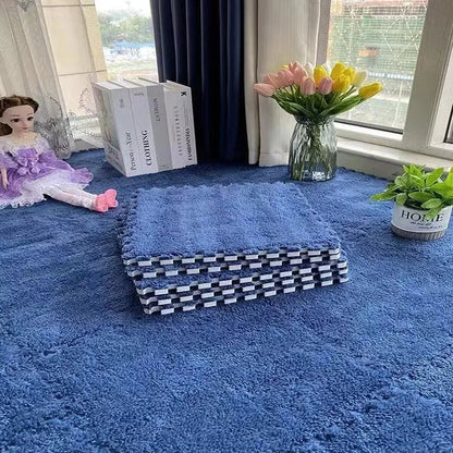 Soft Plush Interlocking Kids Play Mat Tiles – 30×30 cm