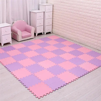 EVA Foam Baby Play Puzzle Mat - 18/24 Interlocking Exercise Tiles
