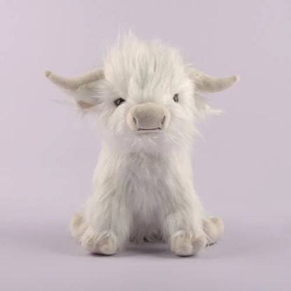 25cm Kawaii Highland Cow Doll - Soft, Stuffed Toy