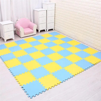 EVA Foam Baby Play Puzzle Mat - 18/24 Interlocking Exercise Tiles