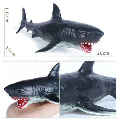 Large Soft Rubber Sea Life Figures - Whale & More, Educational Toy