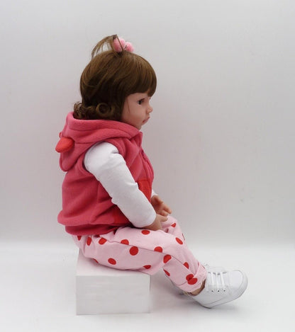 47cm soft silicone reborn toddler baby dolls