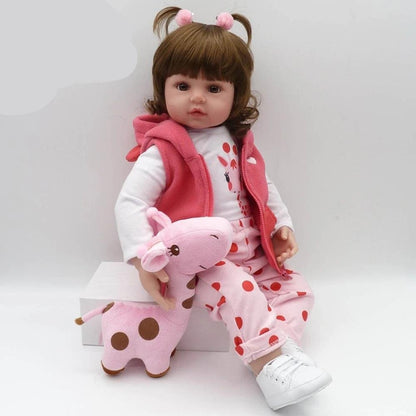 47cm soft silicone reborn toddler baby dolls