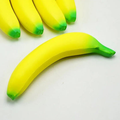 Jumbo Squishy Banana Toy - Slow Rising, Stress Relief Squeeze Prop