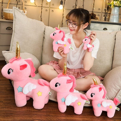 Soft Cute Unicorn Plush Stuffed Cute Key Bag
