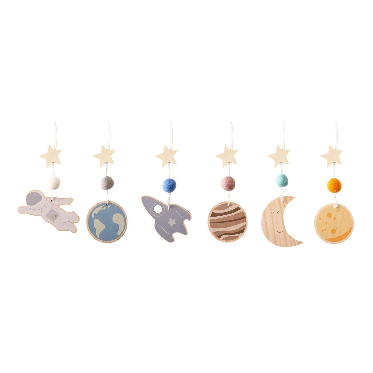 Natural Wooden Baby Gym & Teether (CE Certified, 0–12M)