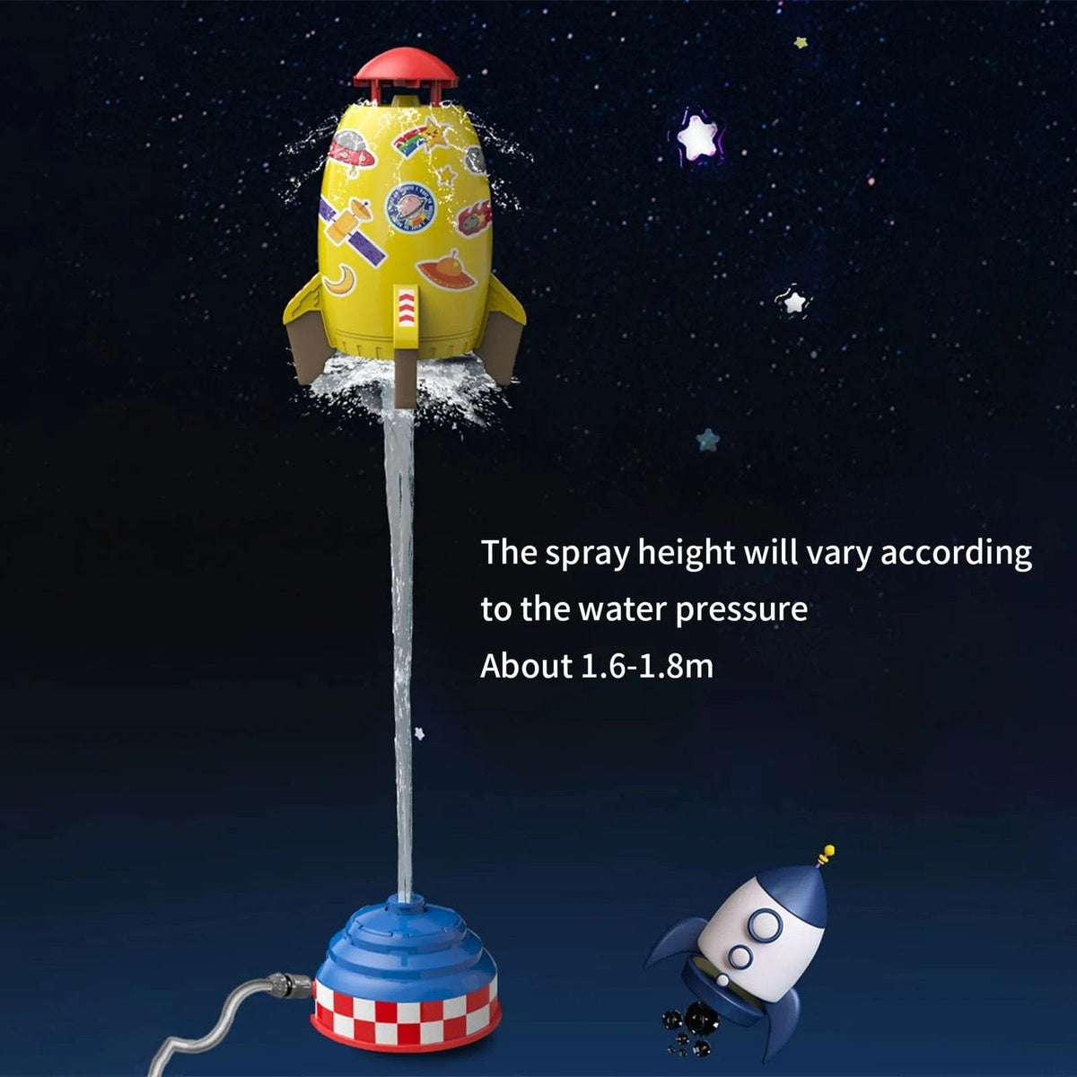 Rocket Water Sprinkler Toy - Outdoor Fun for Kids