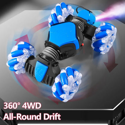 Gesture Sensing RC Stunt Car - 360° Drift, Spray, High Speed
