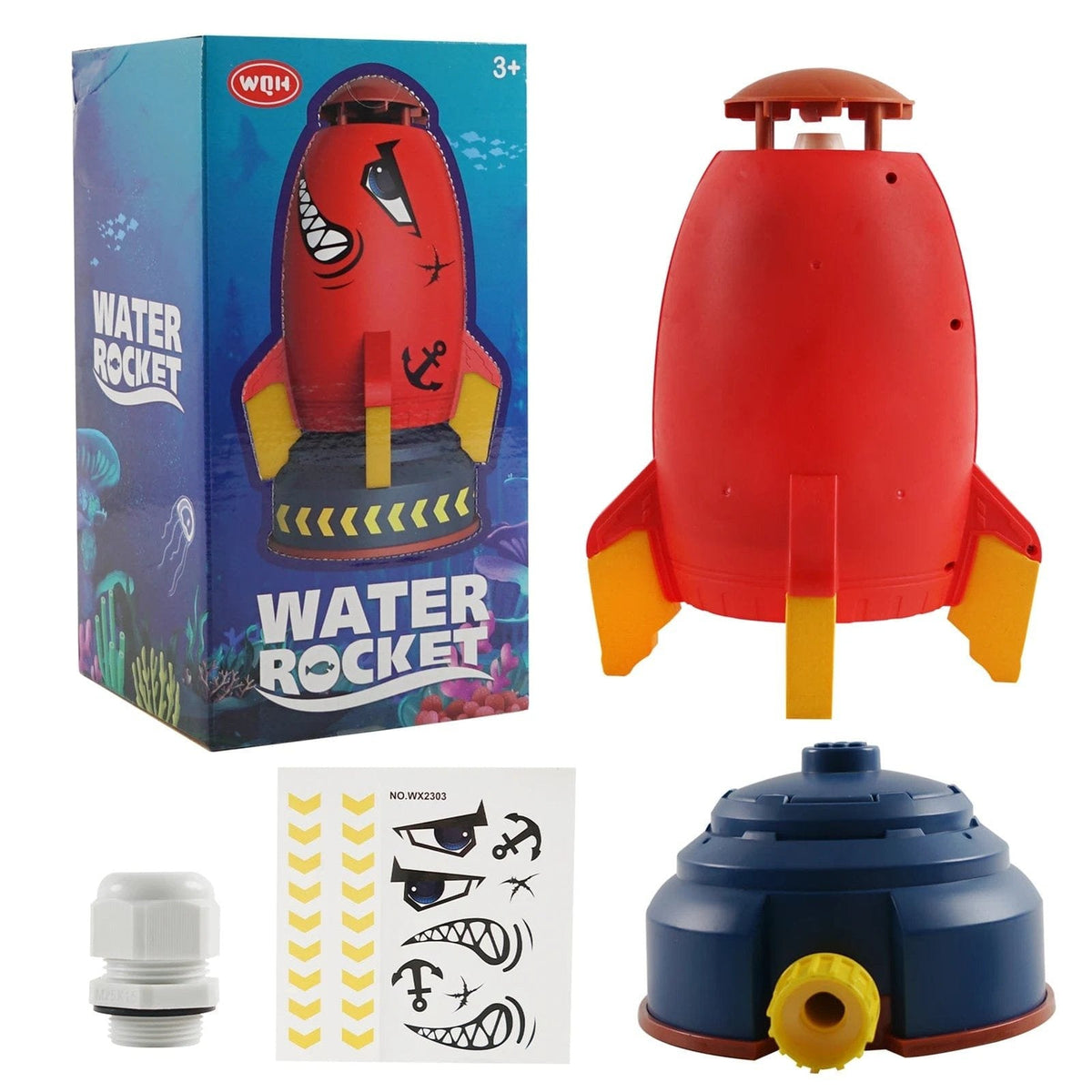 Rocket Water Sprinkler Toy - Outdoor Fun for Kids