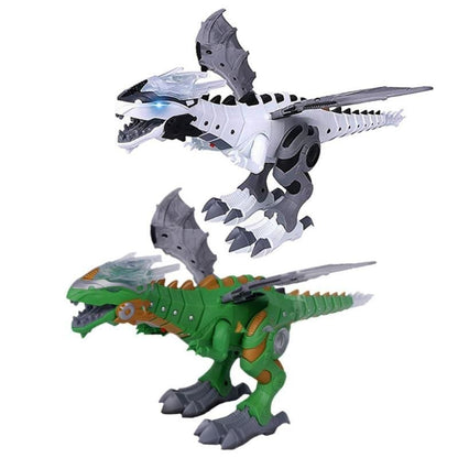 Walking Spray Dinosaur Robot With Light Sound Mechanical Dinosaurs Model Toys