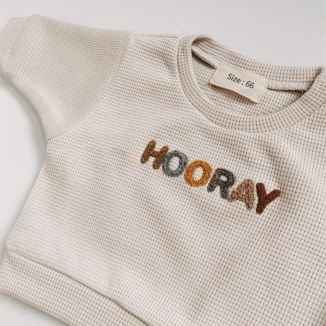 Spring Baby Set: Newborn Sweatshirt & Pants Outfit Combo