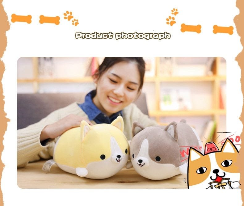Squishy Corgi Plush Pillow