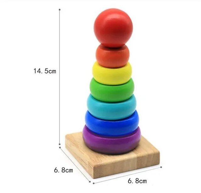 Montessori Wooden Puzzle Games for Babies 1-3 Years