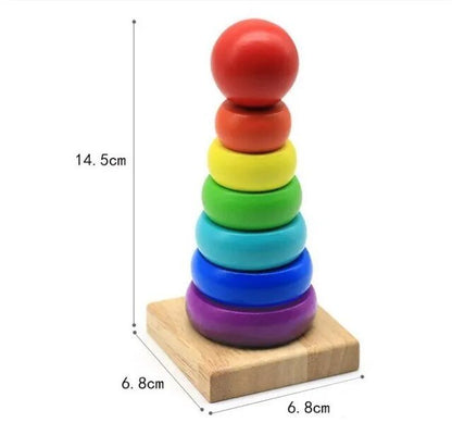 Montessori Wooden Puzzle Games for Babies 1-3 Years