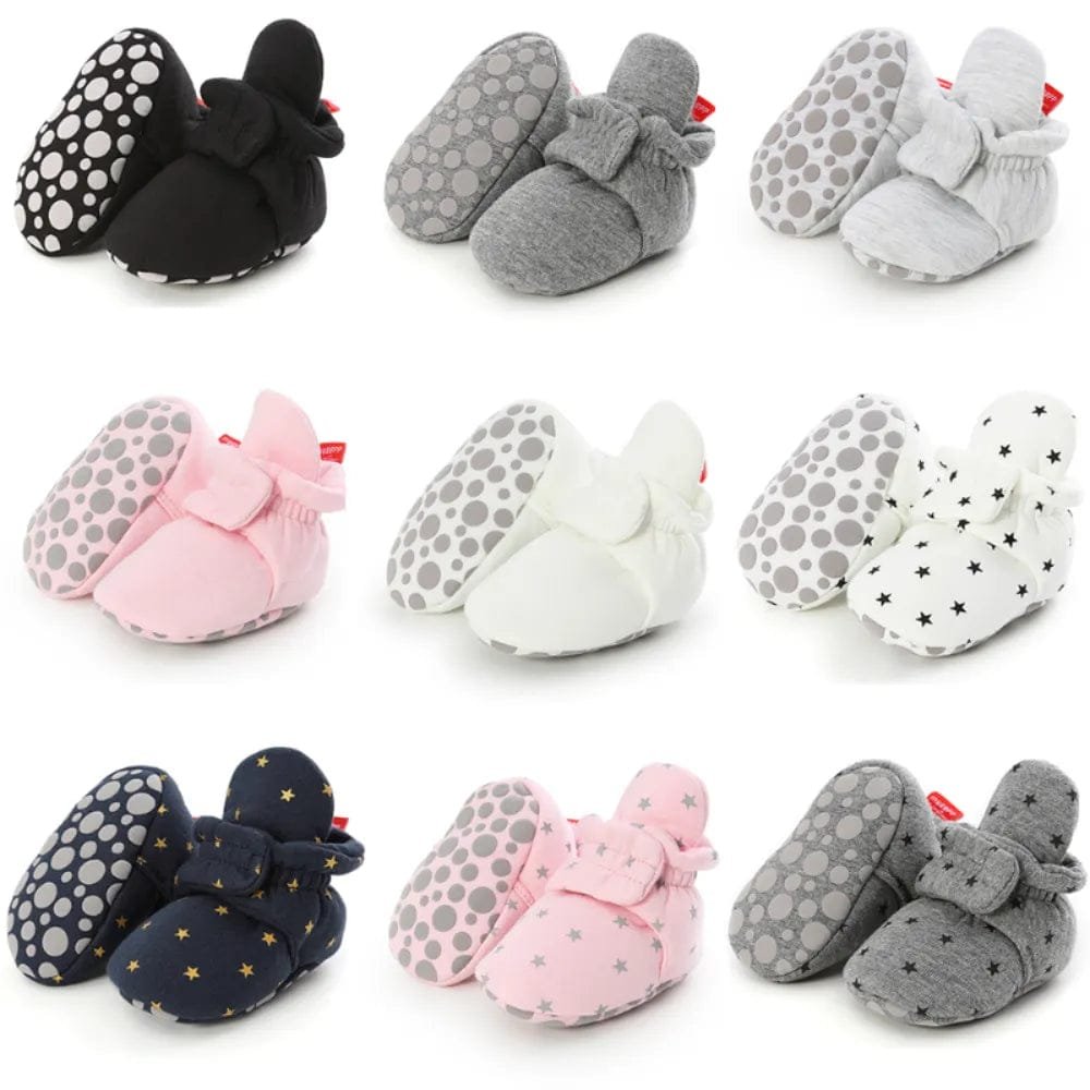 Star Newborn Socks Shoes – Soft Breathable First Walkers