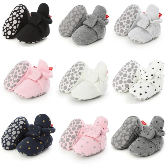 Star Newborn Socks Shoes – Soft Breathable First Walkers