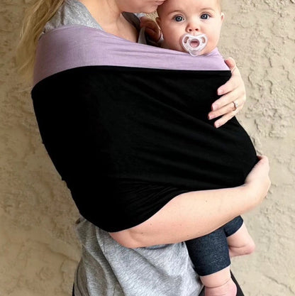 Stretchy Baby Carrier Sling - Comfort Wrap for Newborns up to 55 lbs