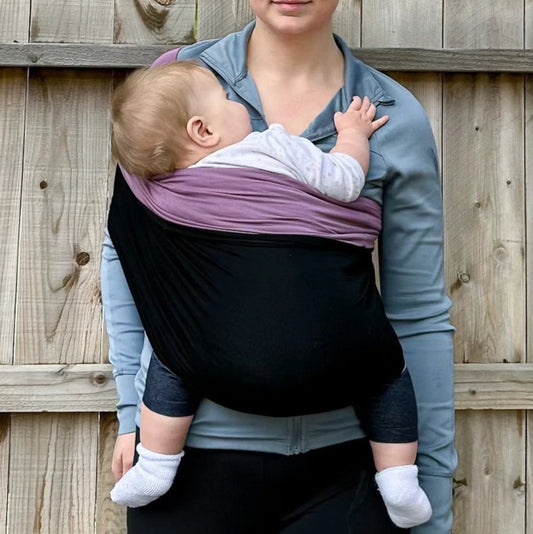 Stretchy Baby Carrier Sling - Comfort Wrap for Newborns up to 55 lbs