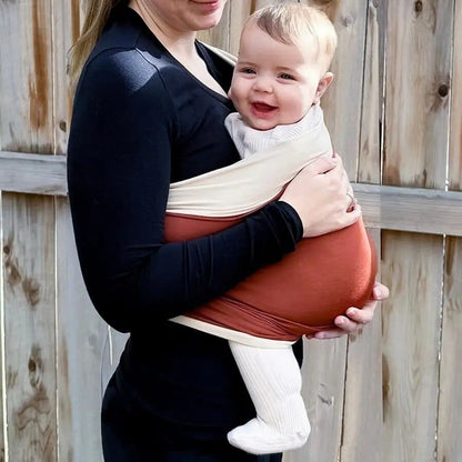 Stretchy Baby Carrier Sling - Comfort Wrap for Newborns up to 55 lbs
