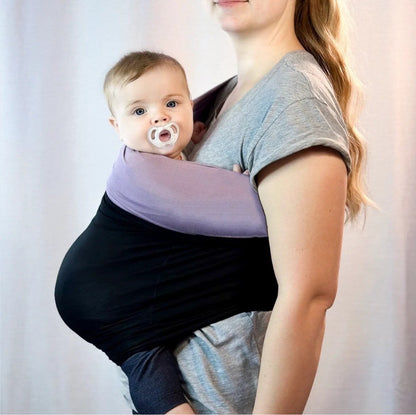 Stretchy Baby Carrier Sling - Comfort Wrap for Newborns up to 55 lbs