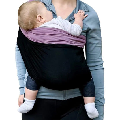Stretchy Baby Carrier Sling - Comfort Wrap for Newborns up to 55 lbs