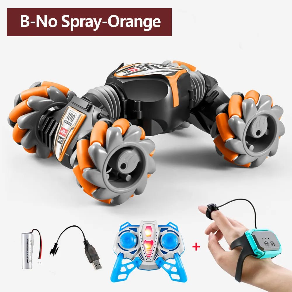 Gesture Sensing RC Stunt Car - 360° Drift, Spray, High Speed